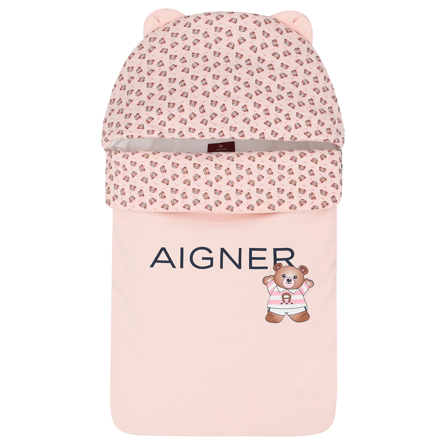 Baby Girls Pink Logo Nest, 1, hi-res